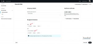 الخطوة الثالثه لإعلانات تويتر