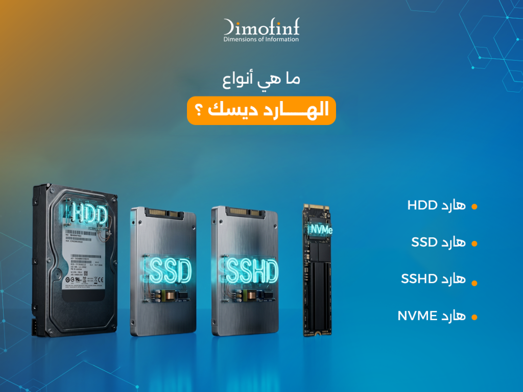 ما هي أنواع الهارد ديسك؟