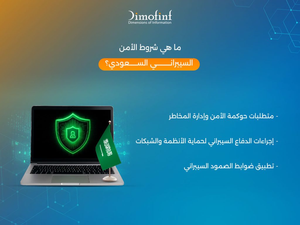 ما هي شروط الأمن السيبراني السعودي؟