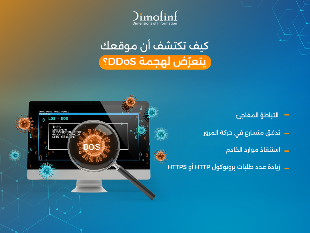 كيف تكتشف أن موقعك يتعرّض لهجمة DDoS؟