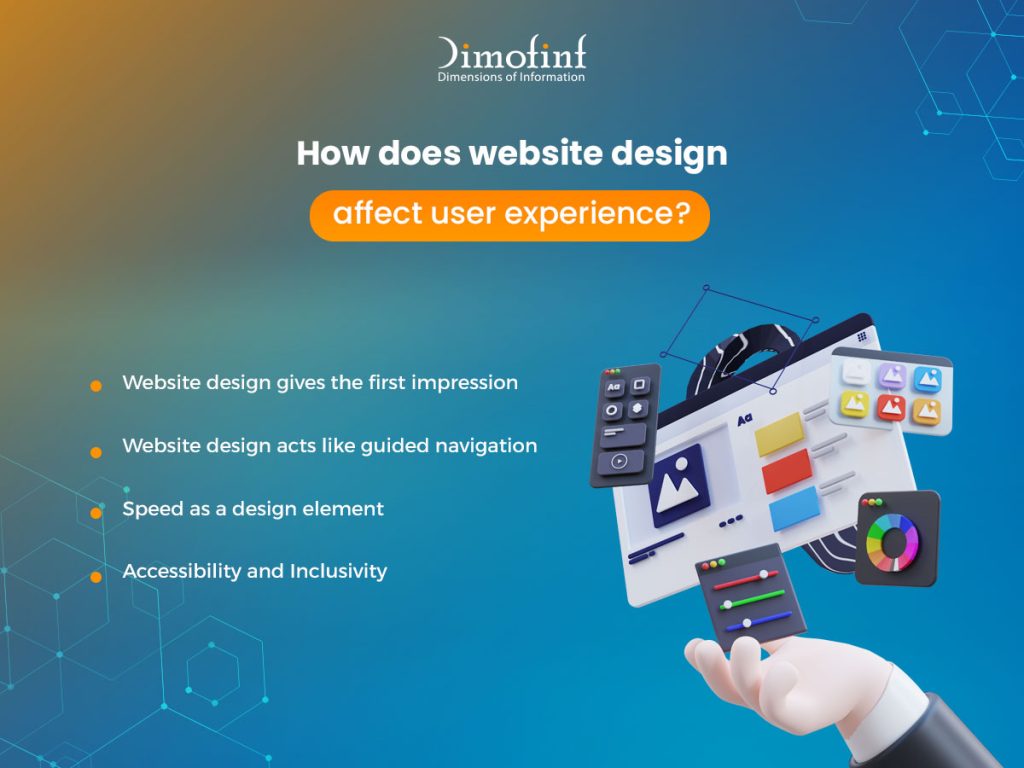 How does website design affect user experience?