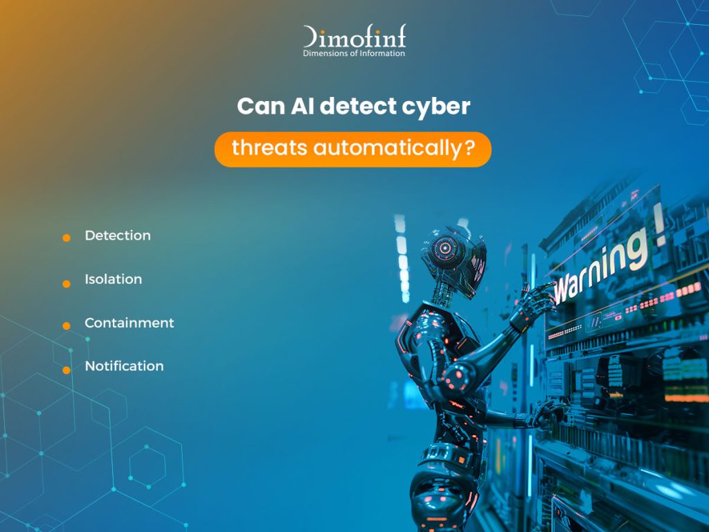 Can AI detect cyber threats automatically?