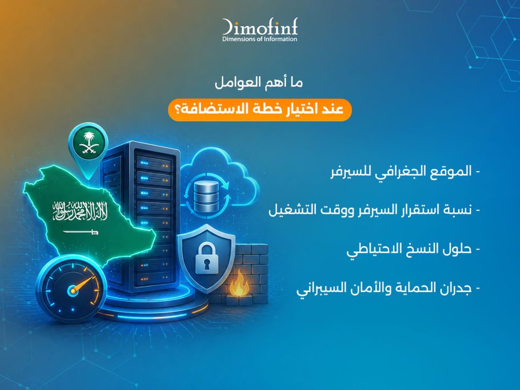 ما أهم العوامل عند اختيار خطة الاستضافة؟